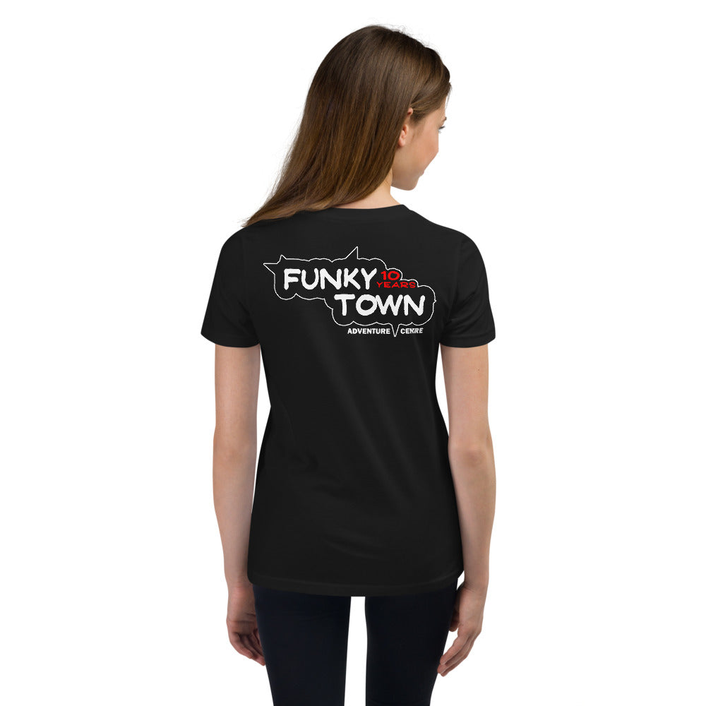 Download Funkytown 10 Years Anniversary Ltd Edition T Shirt Girls Funkytown PSD Mockup Templates