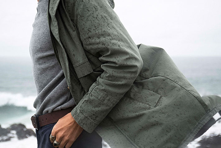 The Hargrave Jacket in Fatigue Green by Mr Simple