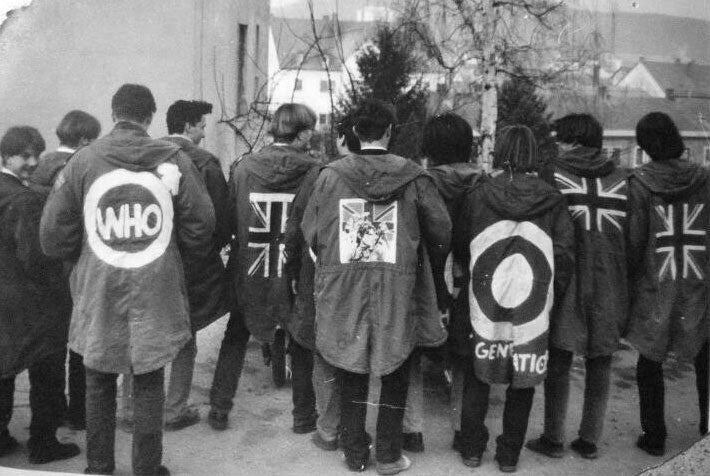 The Mods, London 1960s in their Fish-Tail Anoraks