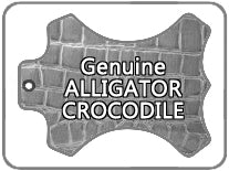 Genuine alligator & crocodile leather watch band collection