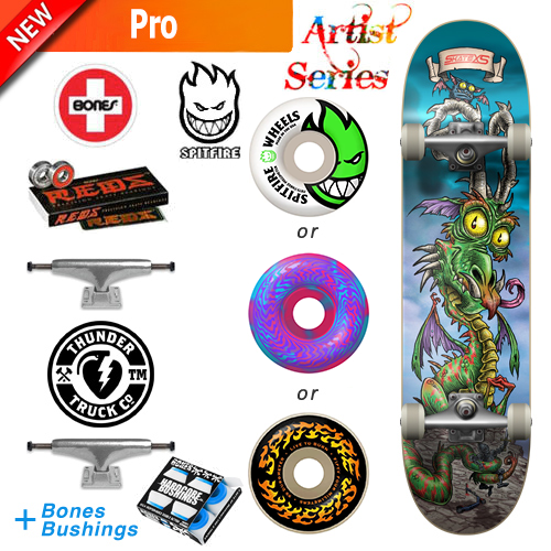 Het beste duif bouwen SkateXS Dragon Pro Complete Skateboard for Kids