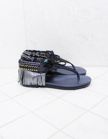 INDIE BOHO SANDALS - BLACK