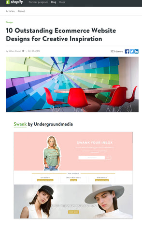 Shopify's 10 Outstanding Ecommerce Website Designs