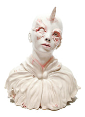 Sarah Louise Davey ceramic sculpture at Paradigm Gallery, Littletopia, LA Art Show