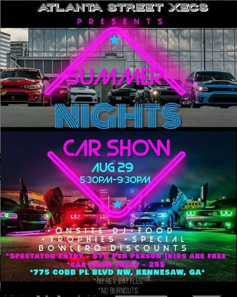 Come and hang out with @392_ghostryder and @atlanta_street_xecs at the SMD + STREET XECS CAR SHOW & MEET AUGUST 29th, 2020