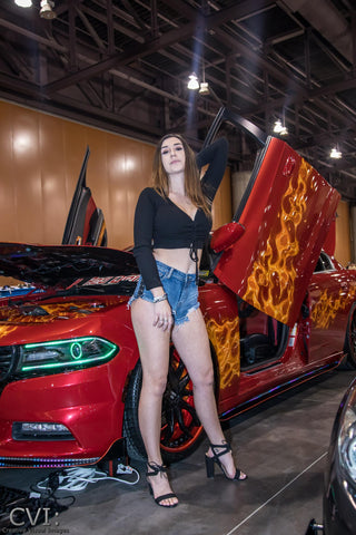 Mike's Dodge Charger featuring Vertical Lambo Doors at the Stance-con 10/5/19