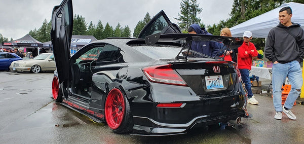 Check out Chris's 9th Gen Honda Civic from @that_dirty_si Washington with Vertical Lambo Doors Conversion Kit for Vertical Doors, Inc.