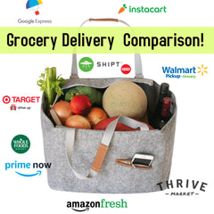 Grocery Delivery services comparison and review shipt amazonfresh whole foods thrive instacart google epxress