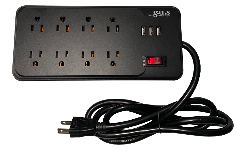 Extra Large 8 A/C + USB Power Strip – Great Useful Stuff