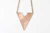 Tipi Hammered Copper Necklace