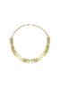 Collar Band Hammered Brass Choker