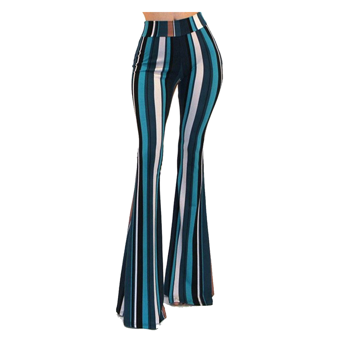 bell bottom striped pants