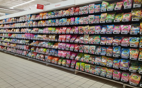 Electronic Digital Pricing Labels in a Supermarket in Europe