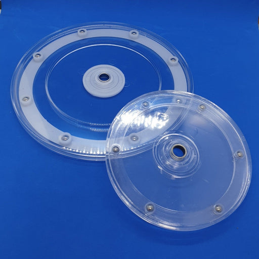 Lazy Susan Transparent Plastic Display Turntable with Ball Bearings