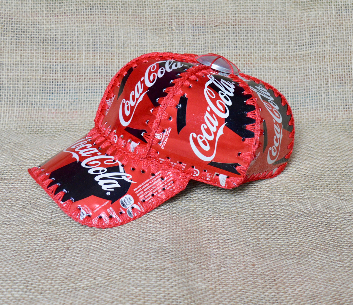 Upcycled Cola Recycled Cans Hat Virechic