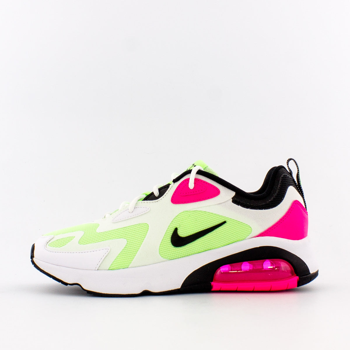nike white and pink air max 200