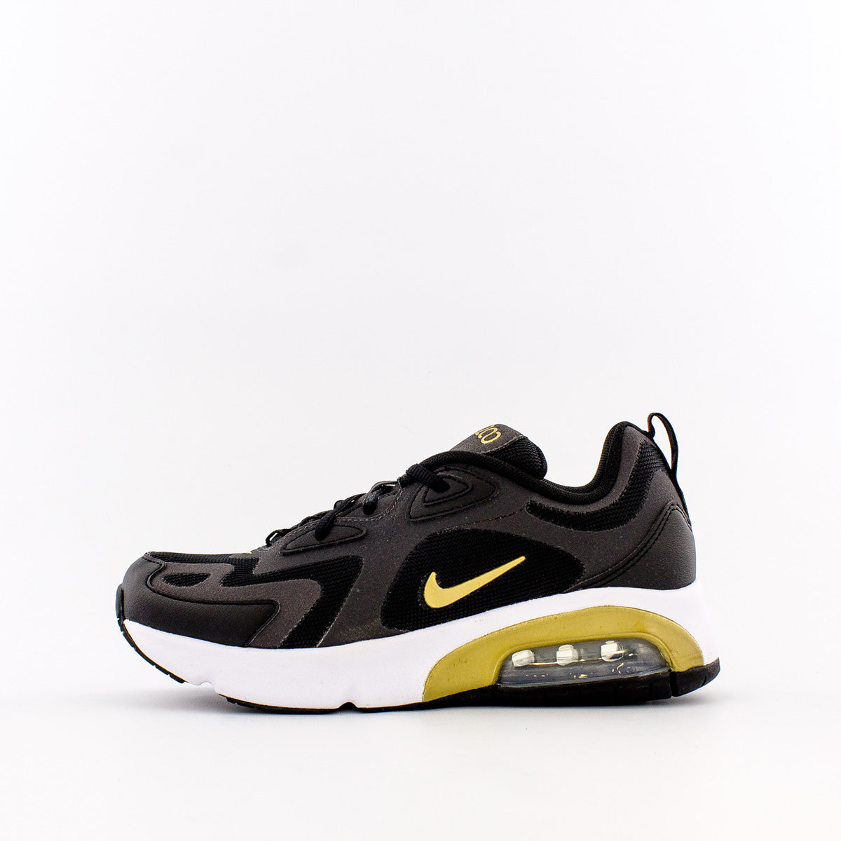 kids black and gold nikes