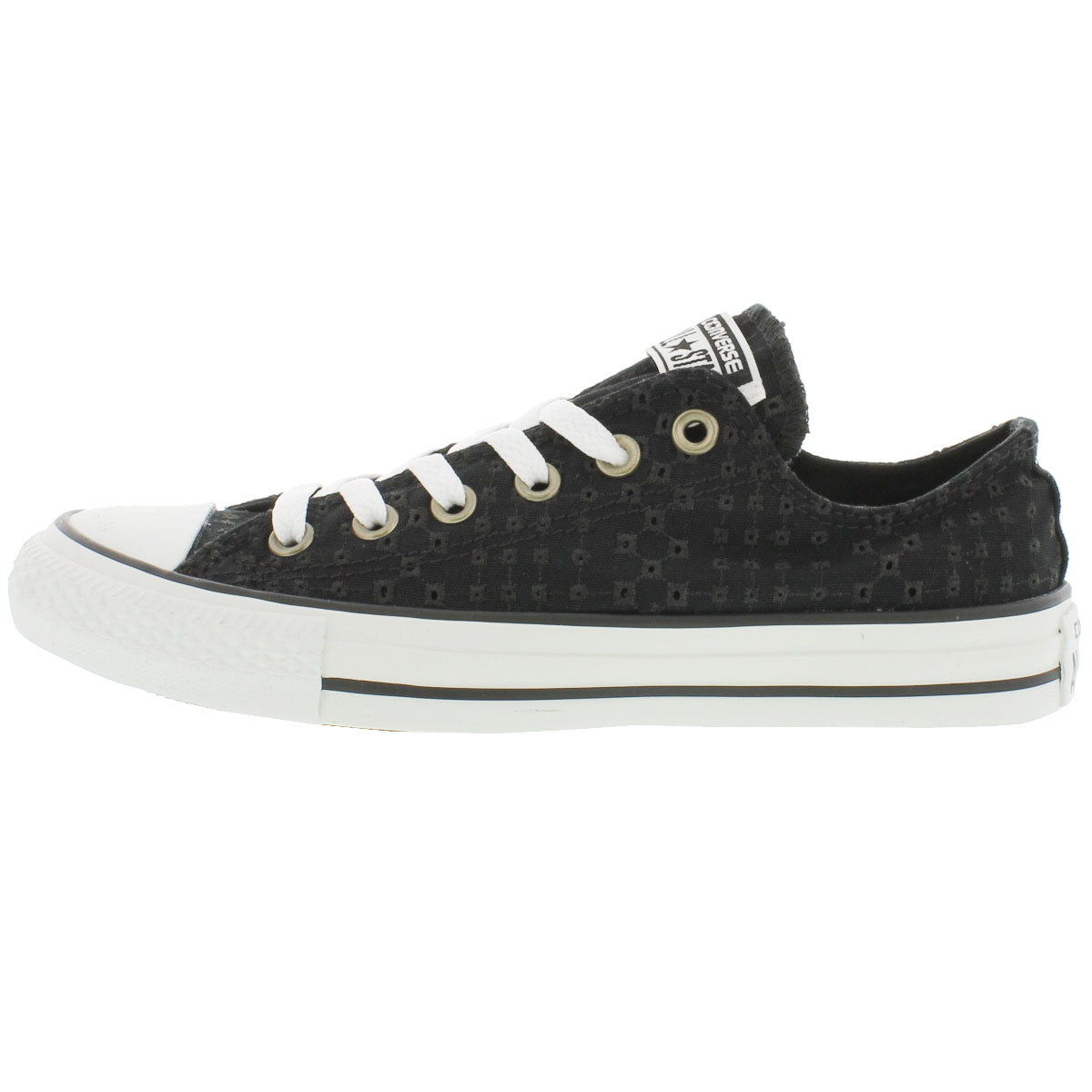 white converse eyelet