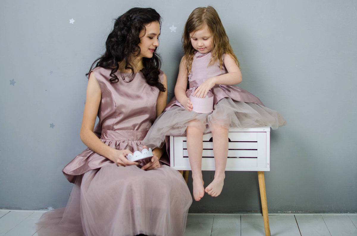 birthday party dress for mom and daughter