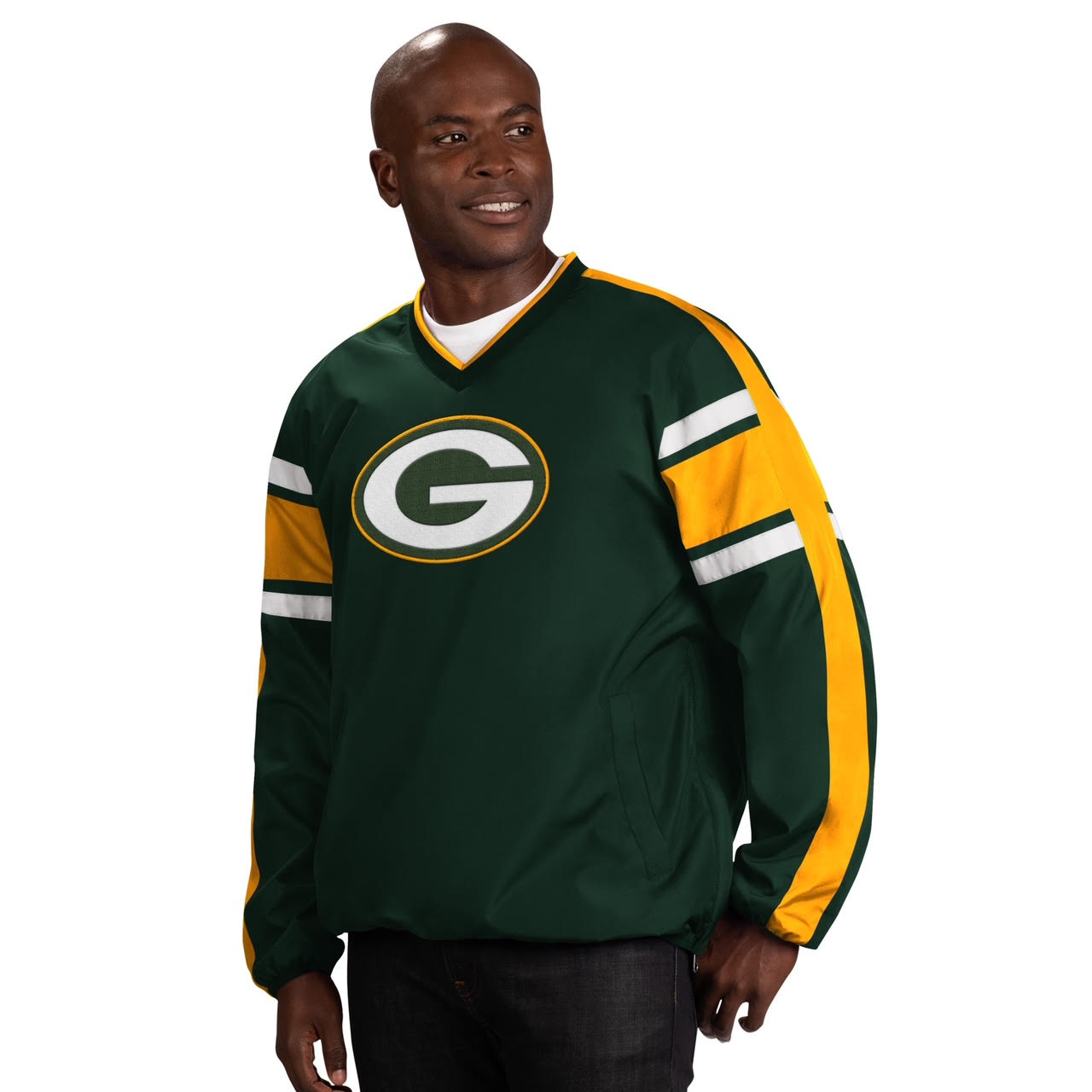 chasquido Tóxico alquitrán CHAQUETA CORTAVIENTOS GREEN BAY PACKERS HOMBRE SWING ROUTE – JR'S SPORTS