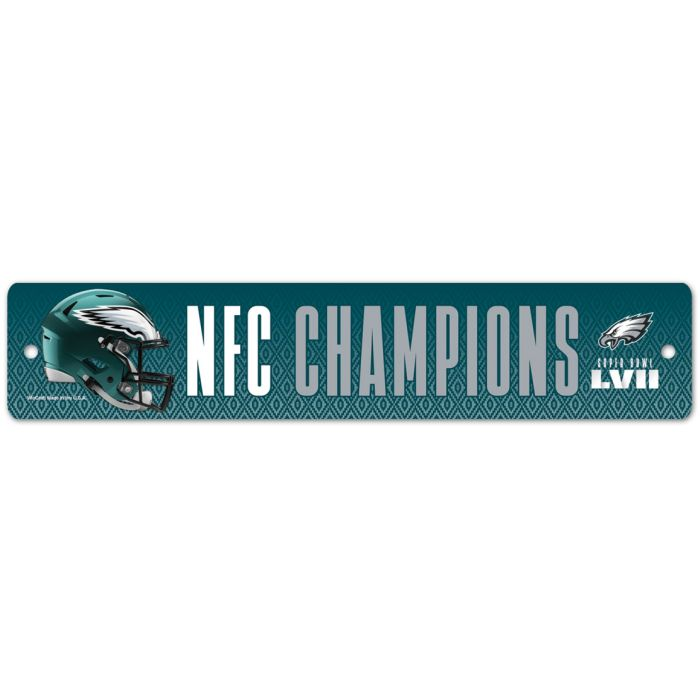 LOS ANGELES RAMS 2021 NFC CONFERENCE CHAMPS 8X8 DIE CUT DECAL