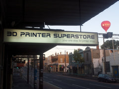 The 3D Printer Superstore retail shop front is open
