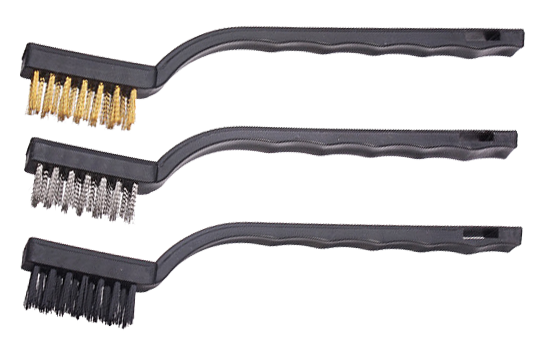 3 Piece Brush Set for cleaning 3d printer hot ends