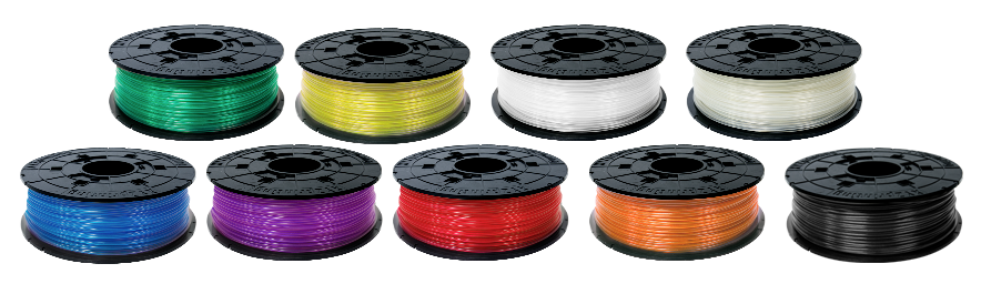 xyzprinting Da Vinci Jr FIlament colours