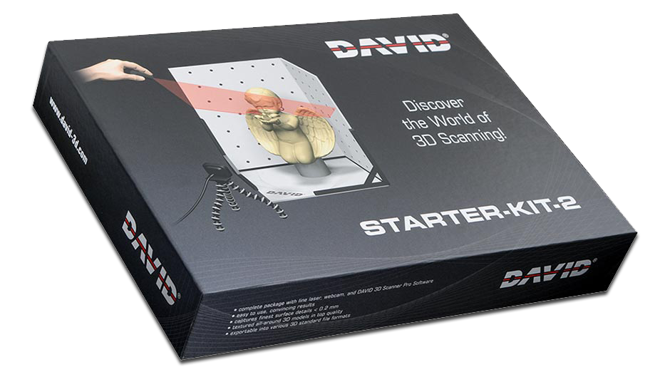 David Starter Kit 3D Laser Scanner