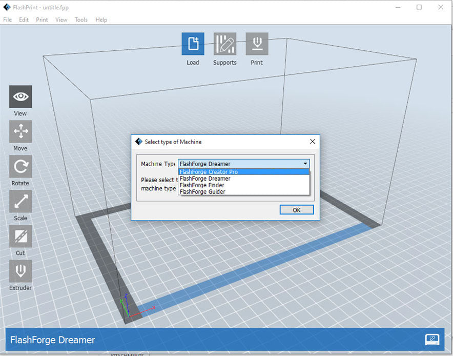 Creator pro now used flashprint software