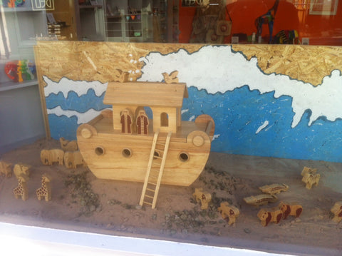 A Lanka Kade ark as part of our window display a few years ago. 