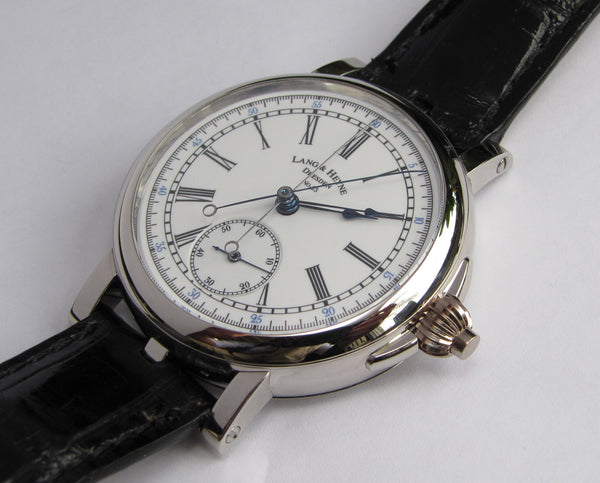Lang & Heyne Platinum Albert Chronograph Watch | Passion ...