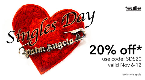 Singles Day Sale 20% off discount