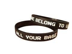Combo Point "All your base" Black Wristband - Black
