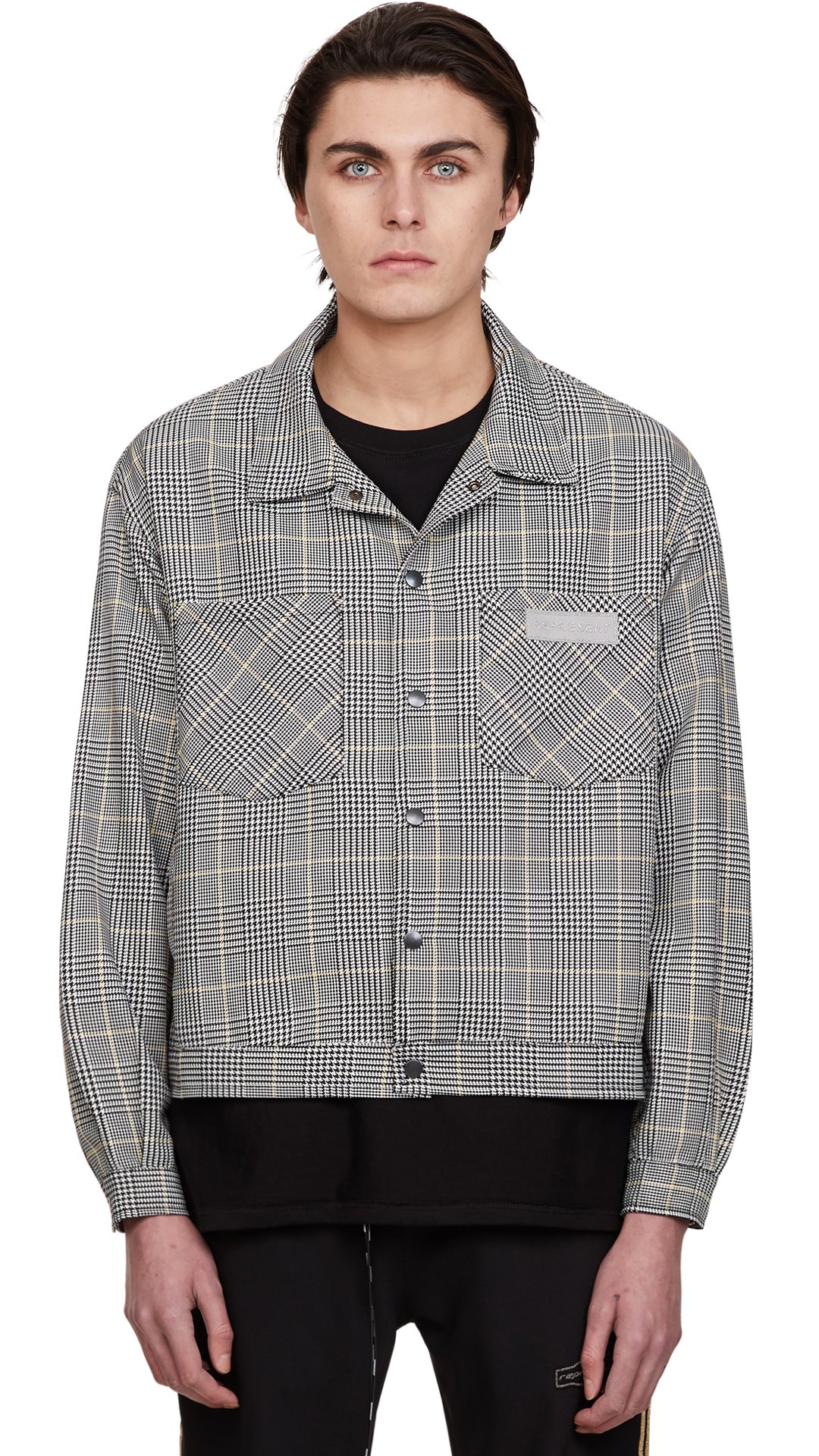 Lurex Jacket - Yellow Check