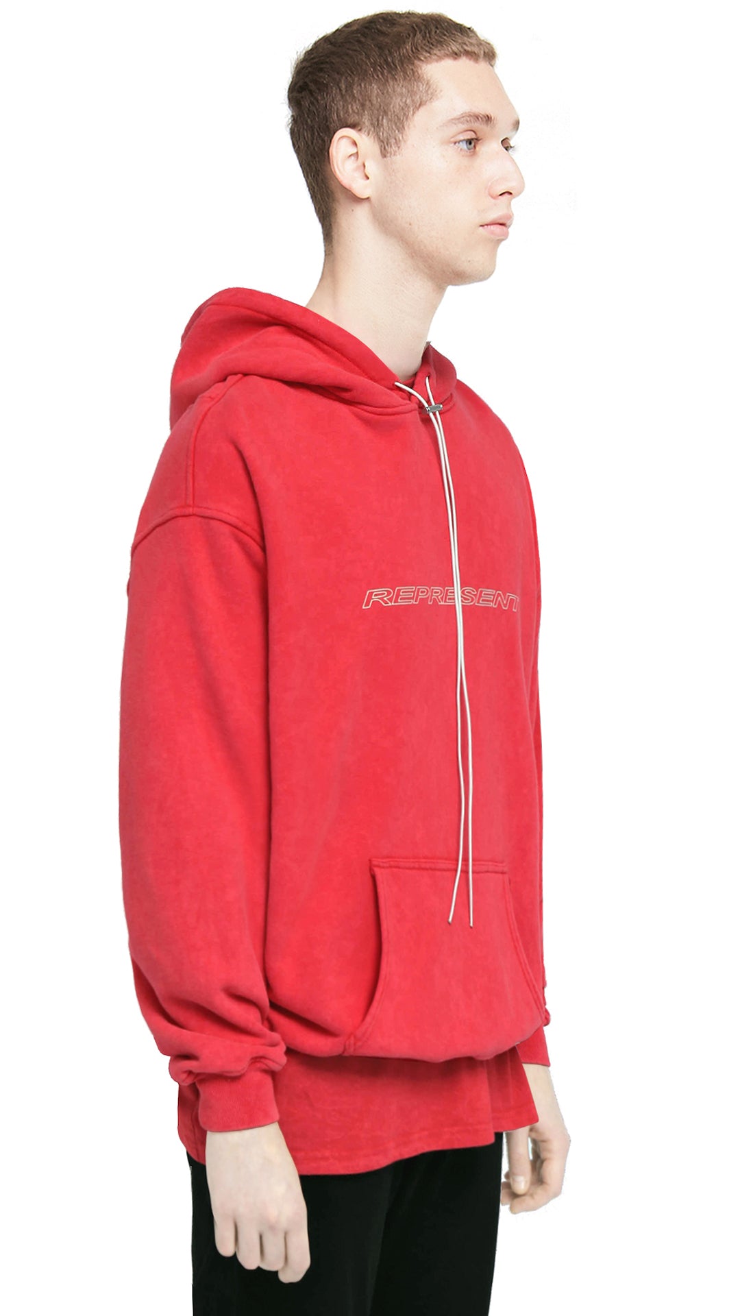Racer Hoodie - Washed Red