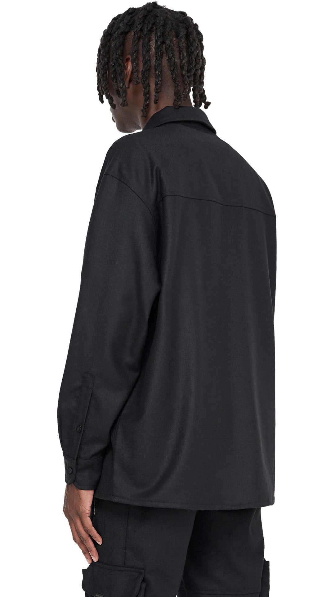 Wool Overshirt - Black