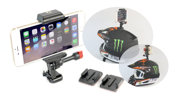 iphone helmet mount adhesive phone samsung galaxy