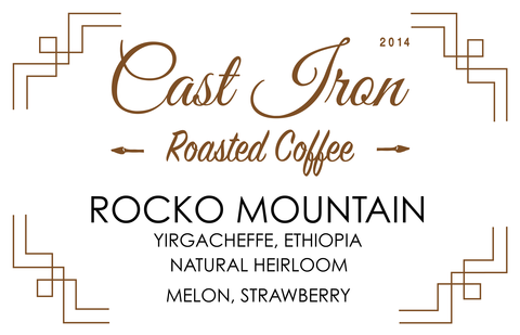 Cast Iron Coffee Roasters: Ethiopia, Rocko Mountain, Natural