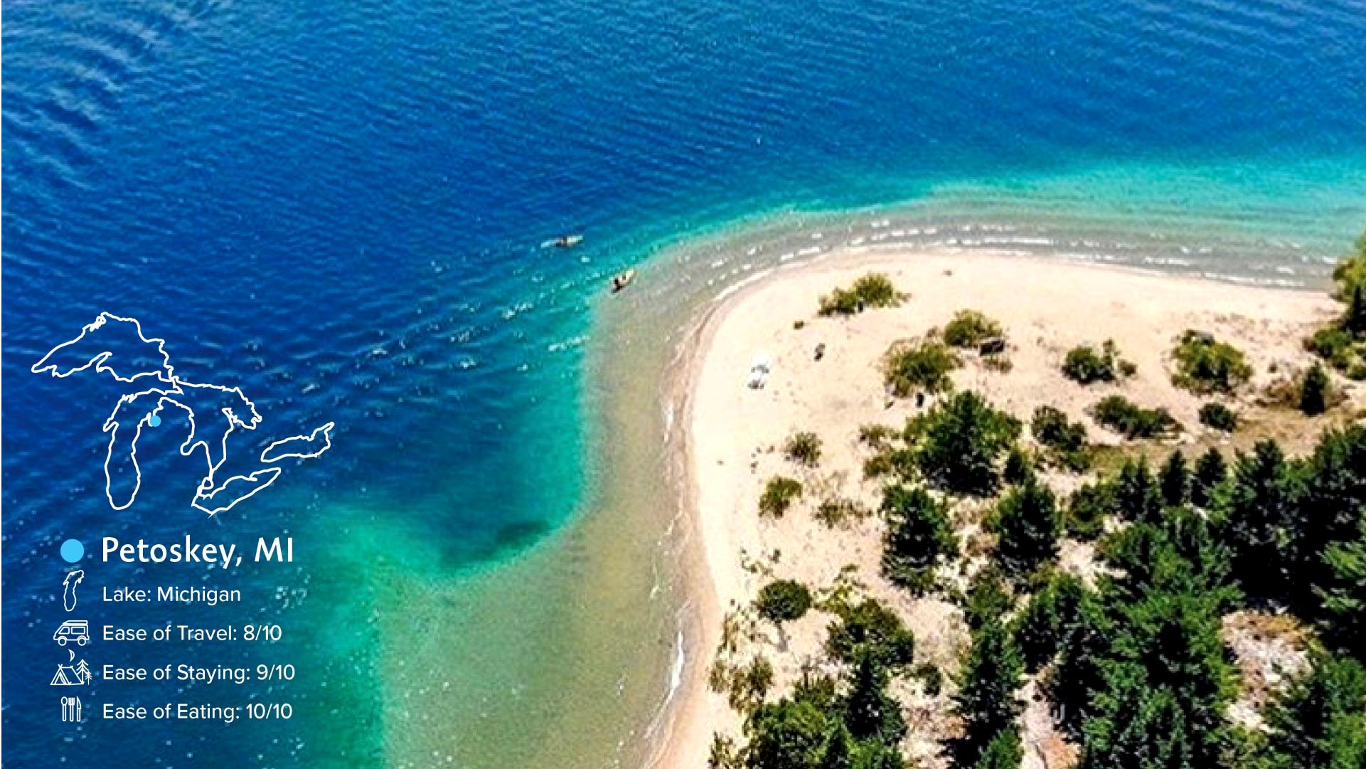 Petoskey, Michigan Great Lakes Proud The Original Great Lakes Sticker