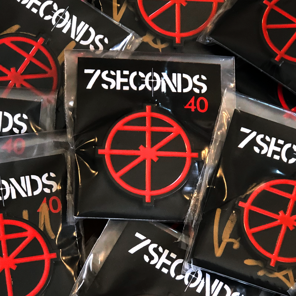 7 Seconds soft enamel pins