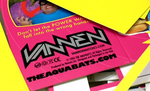 The Aquabats Special Edition Vannen Power Watch Packaging Teaser