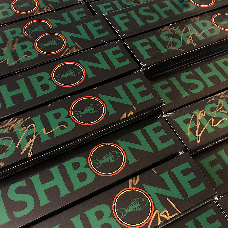 Fishbone autographed watch packaging