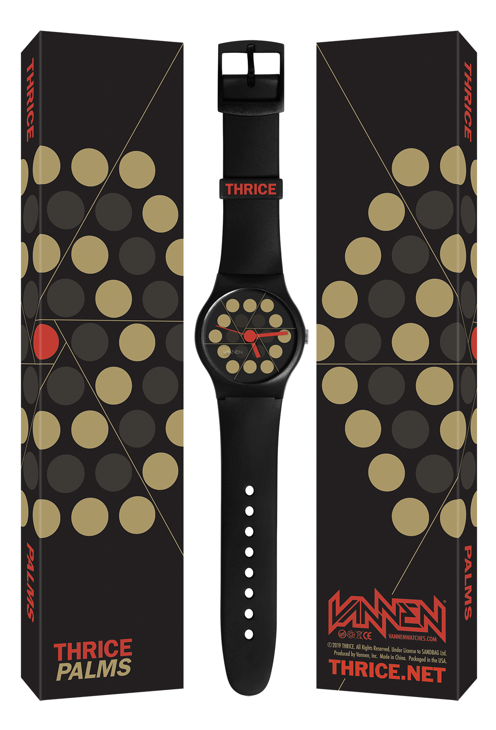 Limited edition THRICE "PALMS" Vannen Watch