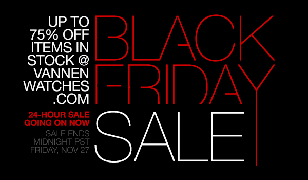 Vannen Watches Black Friday Sale Starts Now