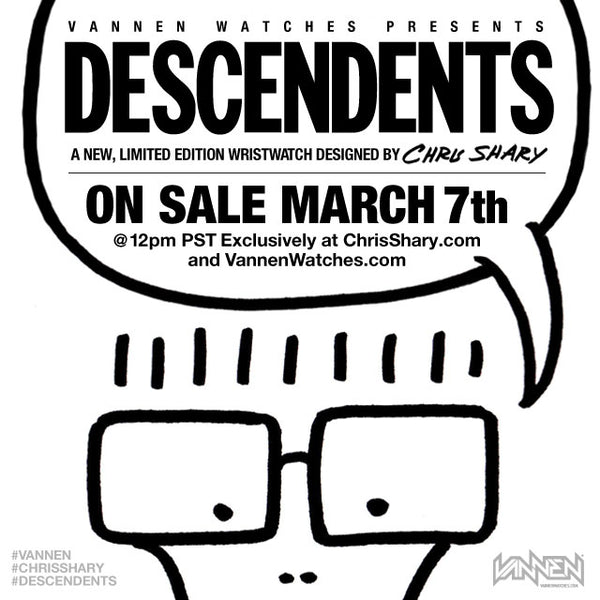 DESCENDENTS x Chris Shary x Vannen Artist Watch