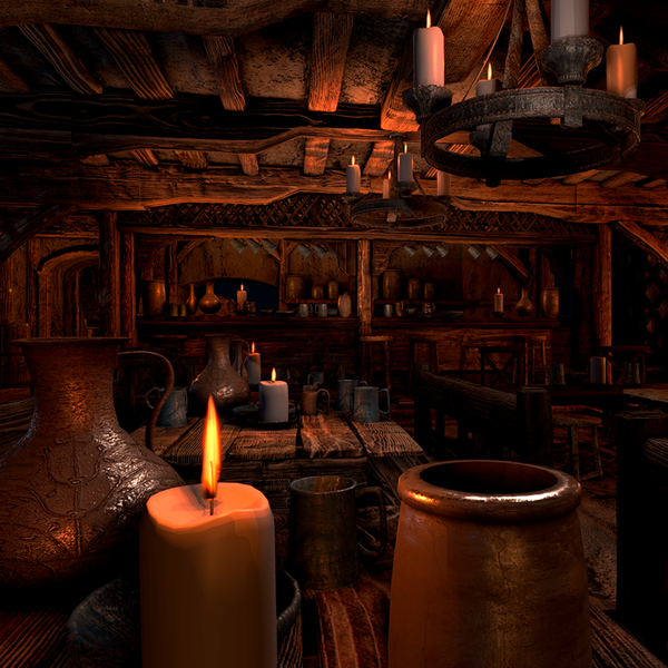 Fireplace Sounds Medieval Tavern Inn Ambience Hour