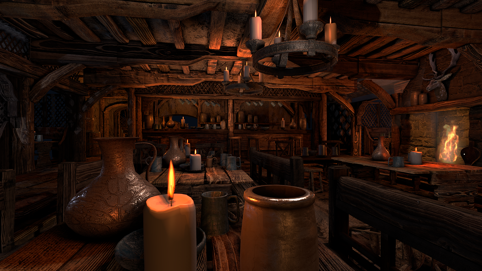 Medieval Tavern for Unity 5(full scene included), plus other formats