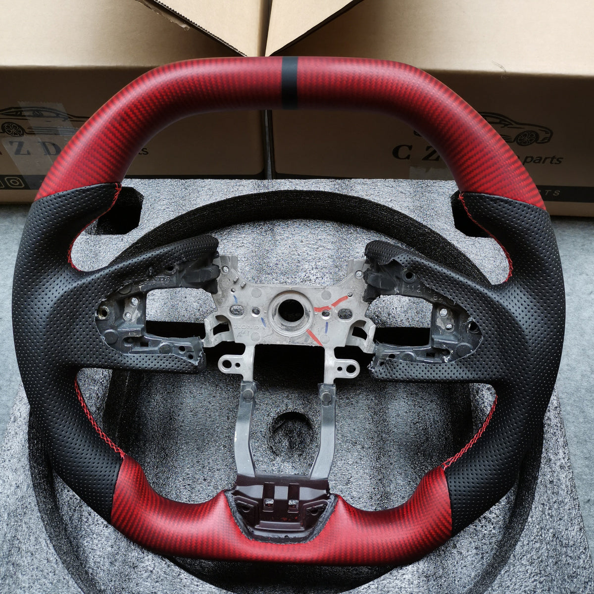 Czd Racing Spec Steering Wheel 2016 Honda Civic Si Type R With Matt