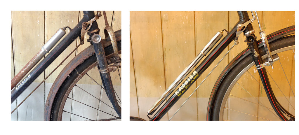 vintage bike restoration at bells bicycles